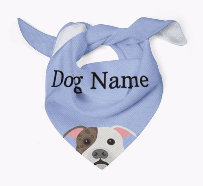 Personalized Dog Bandana with Peeking Yappicons for {dogsName}